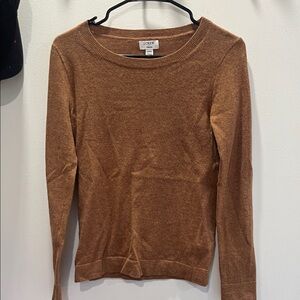 J. Crew Tan Knit Sweater